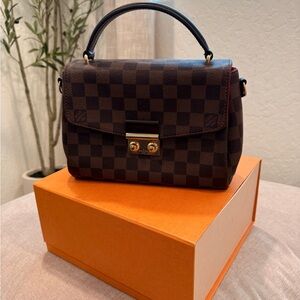 Louis Vuitton Damier Mini Bag - Black and Brown